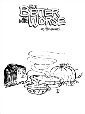 April drools over pumpkin pie